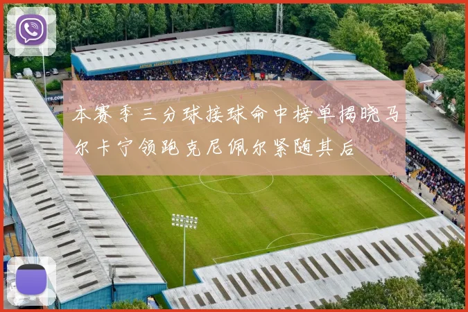 本赛季三分球接球命中榜单揭晓马尔卡宁领跑克尼佩尔紧随其后
